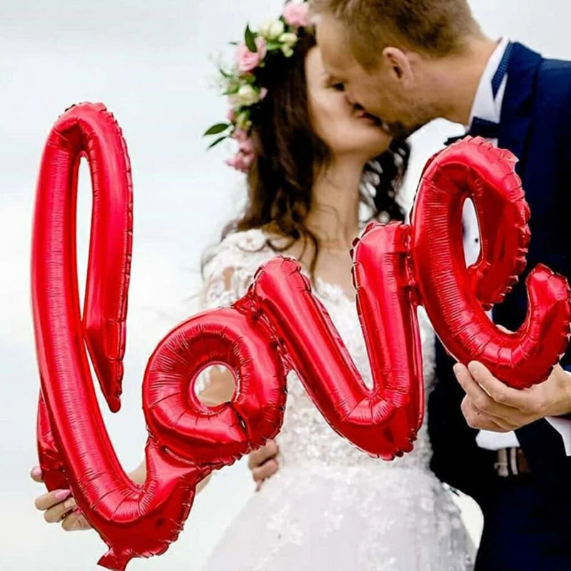 Романтическое признание Святого Валентина сиамская любовь Алюминиевая Пленка