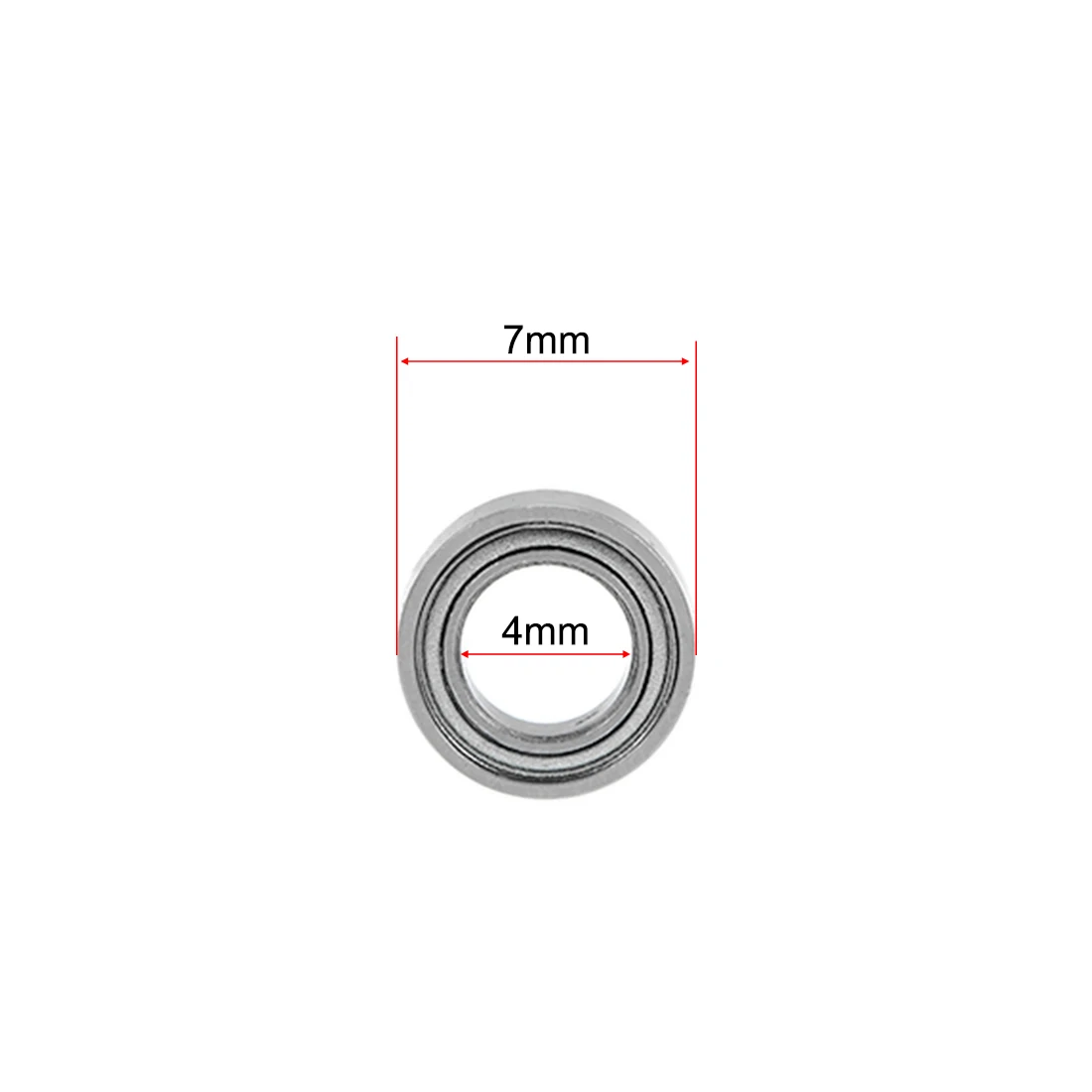 

uxcell 10pcs MR74ZZ Deep Groove Ball Bearings 4mm x 7mm x 2.5mm Double Shielded Chrome Steel Z2 ABEC1
