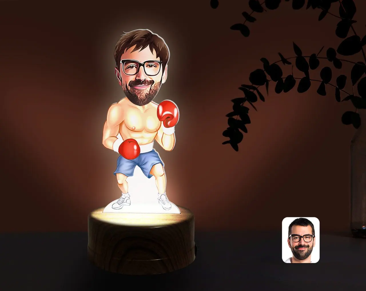 

Персонализированные Для мужчин нижнее белье, трусы-боксеры карикатура декоративные 3D брелок светодиодный подсветкой ночного Lambası-1 надежн...