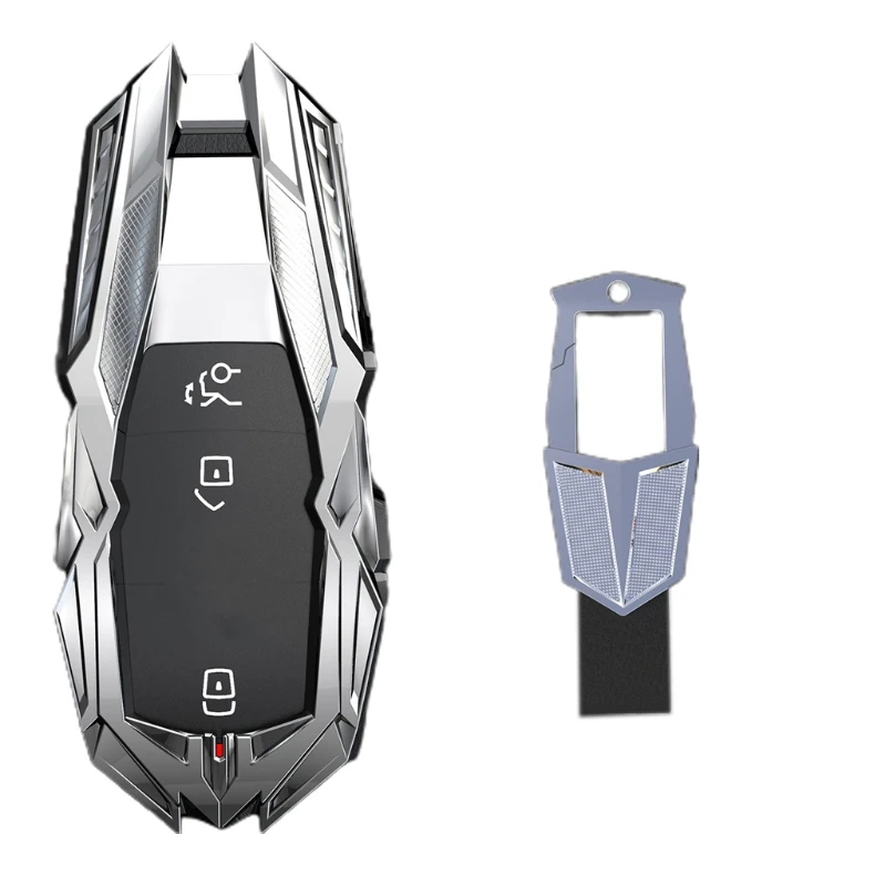 

Чехол-брелок для автомобильного ключа из цинкового сплава, защитный держатель для Benz E/C/GLE S Class A Class GLE