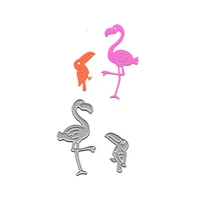flamingo metal cutting dies scrapbooking embossing folders for card making craft stencil hobby punching molds