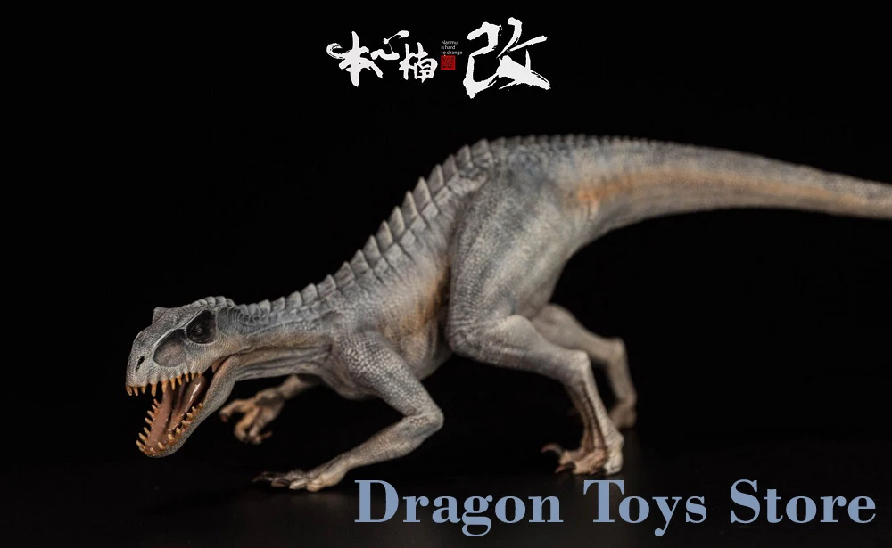 Nanmu 1:35 серый цвет Berserker Raptor динозавр индораптор с небольшой фигуркой