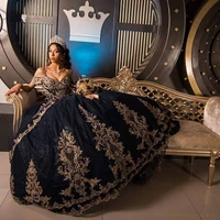 princess navy blue 2021 sweet 16 dress ball gown prom dressesrobe de soir%c3%a9e femmevestidos elegantes para m