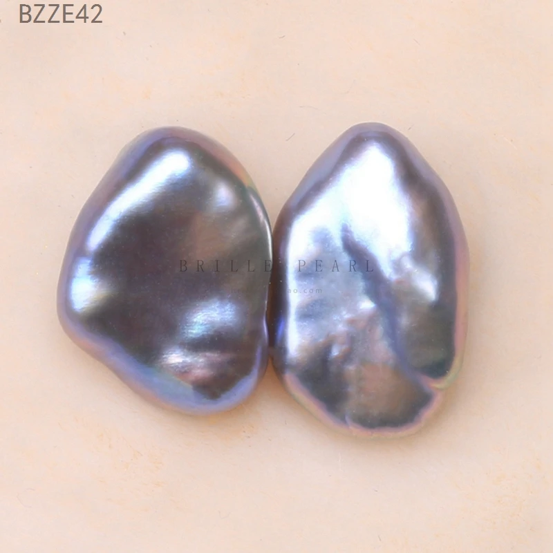 Серьги с натуральным пресноводным жемчугом 9 12 мм|Бусины| |