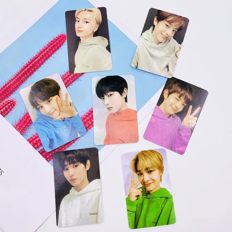 KPOP ENHYPEN двухсторонняя SmallCard Фотокарточка рандомная открытка K-POP фаренты Новая Корея группа благодарность открытка