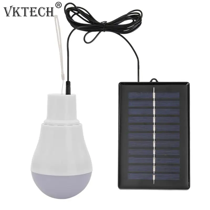 

5V 15W 300LM Energy Saving Outdoor Solar Lamp USB Rechargable Led Bulb Portable Solar Power Panel Outdoor Lighting