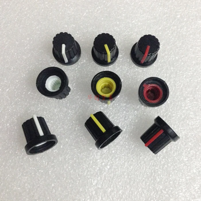 

12 шт. потенциометр с цветочной осью, искусственное отверстие, 6 мм, ручка рашиды, смеситель звука, переключатель громкости, пластиковая ручка...
