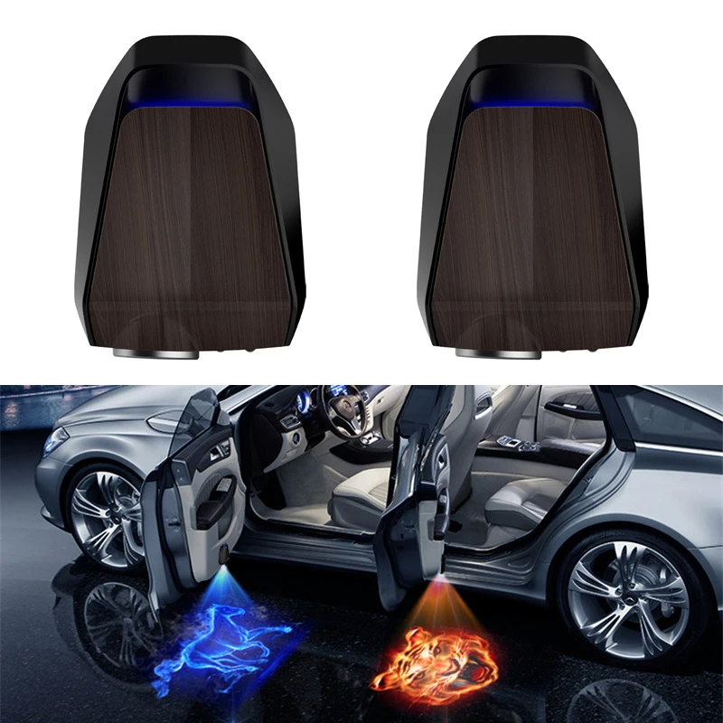 2 шт. светодиодный проектор для двери автомобиля с логотипом|Декоративная лампа| |