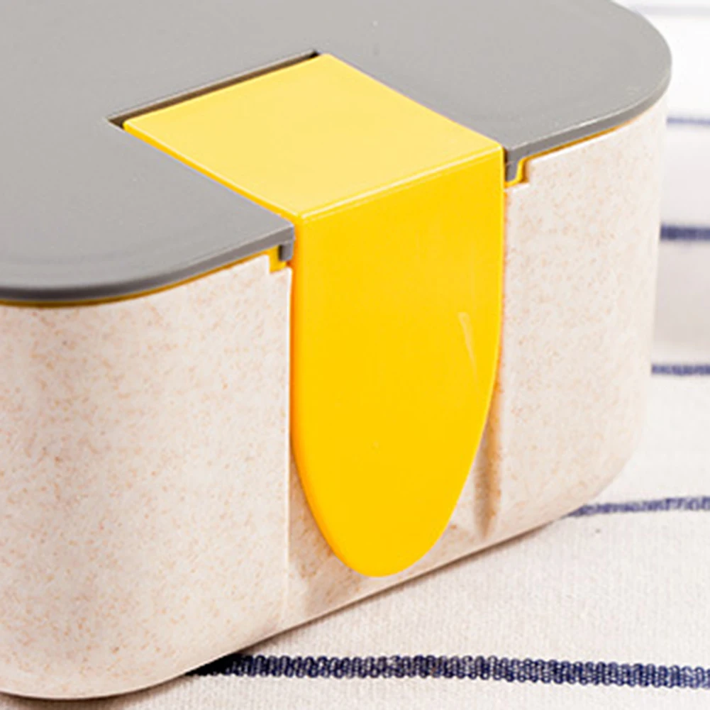 Экологичная коробка для бэнто в японском стиле со съемной подставкой на застежке