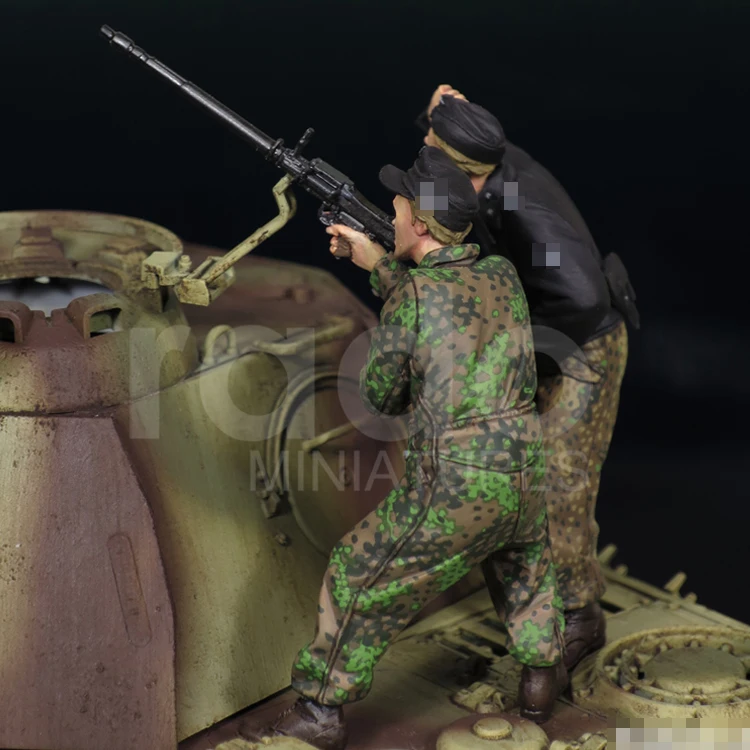 1/35 Panther crew 1944 WW2 солдатская модель из смолы GK военная тематика комплект в