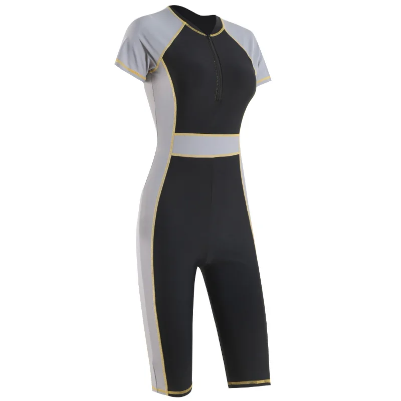 

Swimwear For Women Indoor Swimsuit 2021 Swim Wear One Piece Suit Full Plavky Pants Cover Sports Patchwork Cotton Sierra Surfer