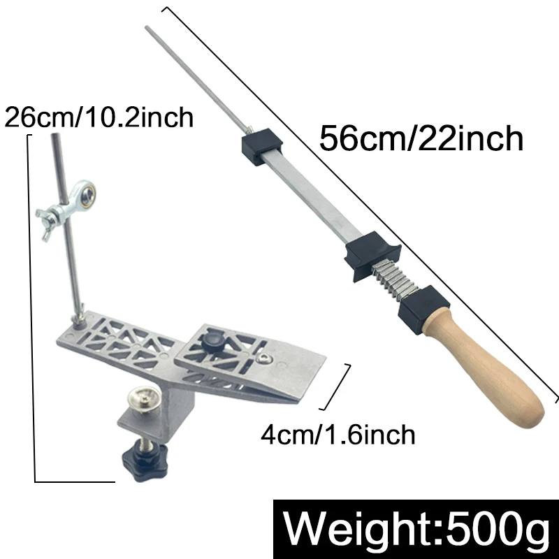 

New Household fixed angle sharpener 10-50 degrees diamond whetstone Polished stone 120-10000# Kitchen knife sharpening system