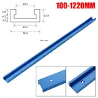 Т-образная Торцевая направляющая с Т-образным пазом 100-1200 мм, приспособление для стола, пилы, деревообрабатывающего инструмента