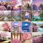 Набор для рисования по номерам на холсте пейзаж, ручная роспись