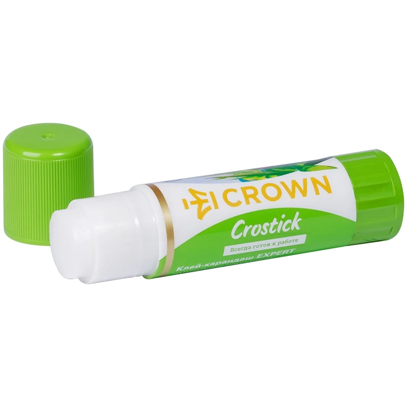Клей-карандаш Crown Expert 35г 12 штук в упаковке | Канцтовары для офиса и дома