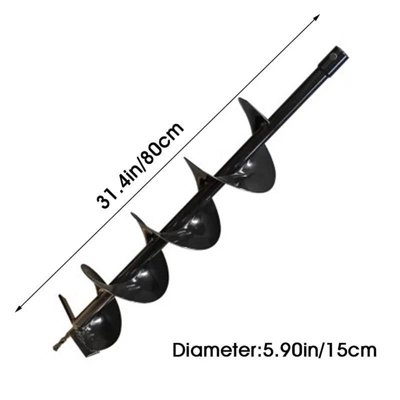 Drill - 20cm Запчасти для инструментов двухтактный Гибридный буровой станок для бурения нефтяных скважин мощного копания и портативный инструмент для земельного бурения - Цвет: Drill - 20cm