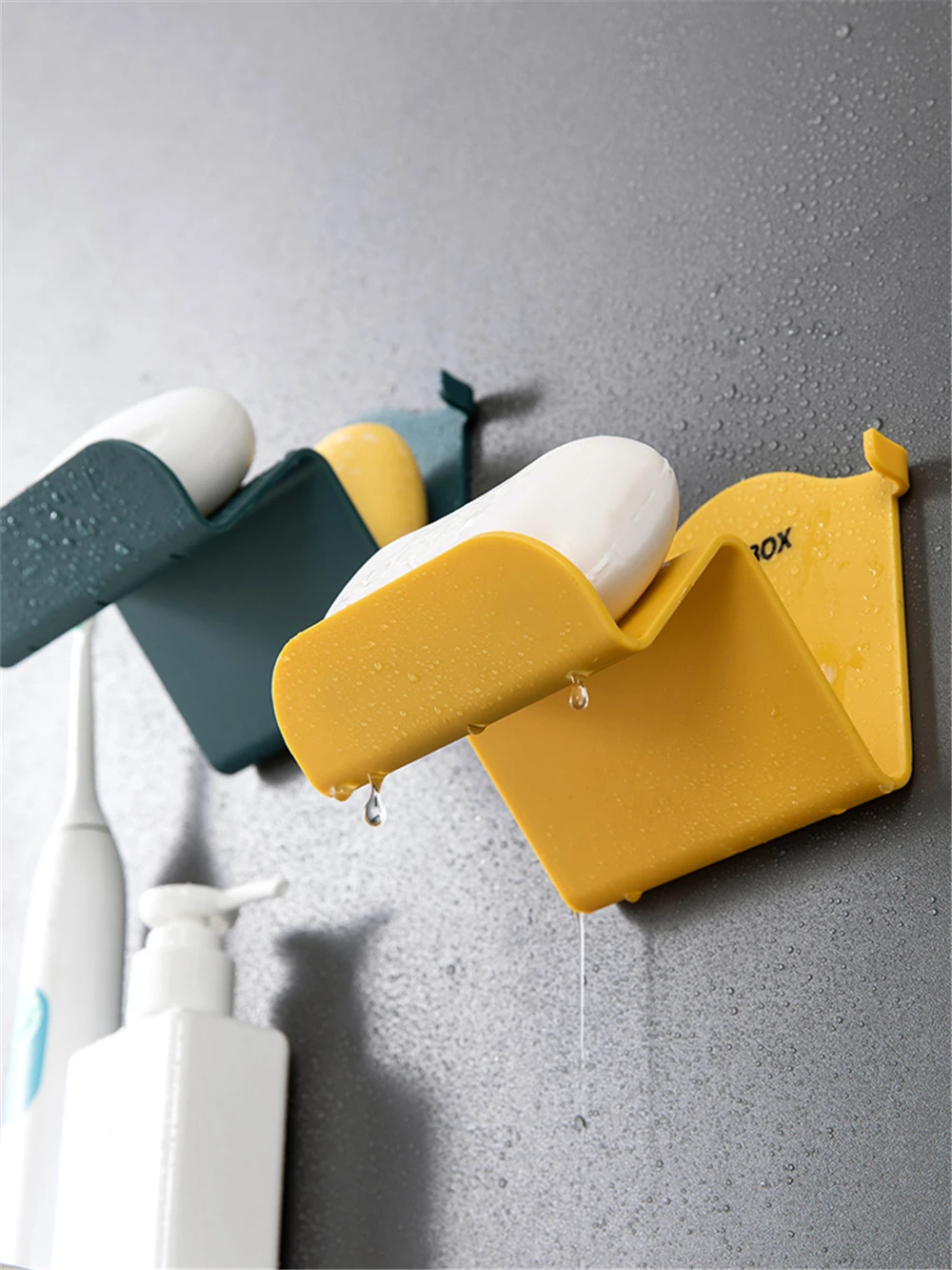 Бытовая ванная Коробка для мыла настенная стойка Ванная комната сливной душ