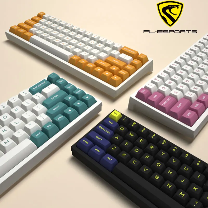 Комплект механической клавиатуры FL · ESPORTS FL680 три режима 68 клавиш RGB с