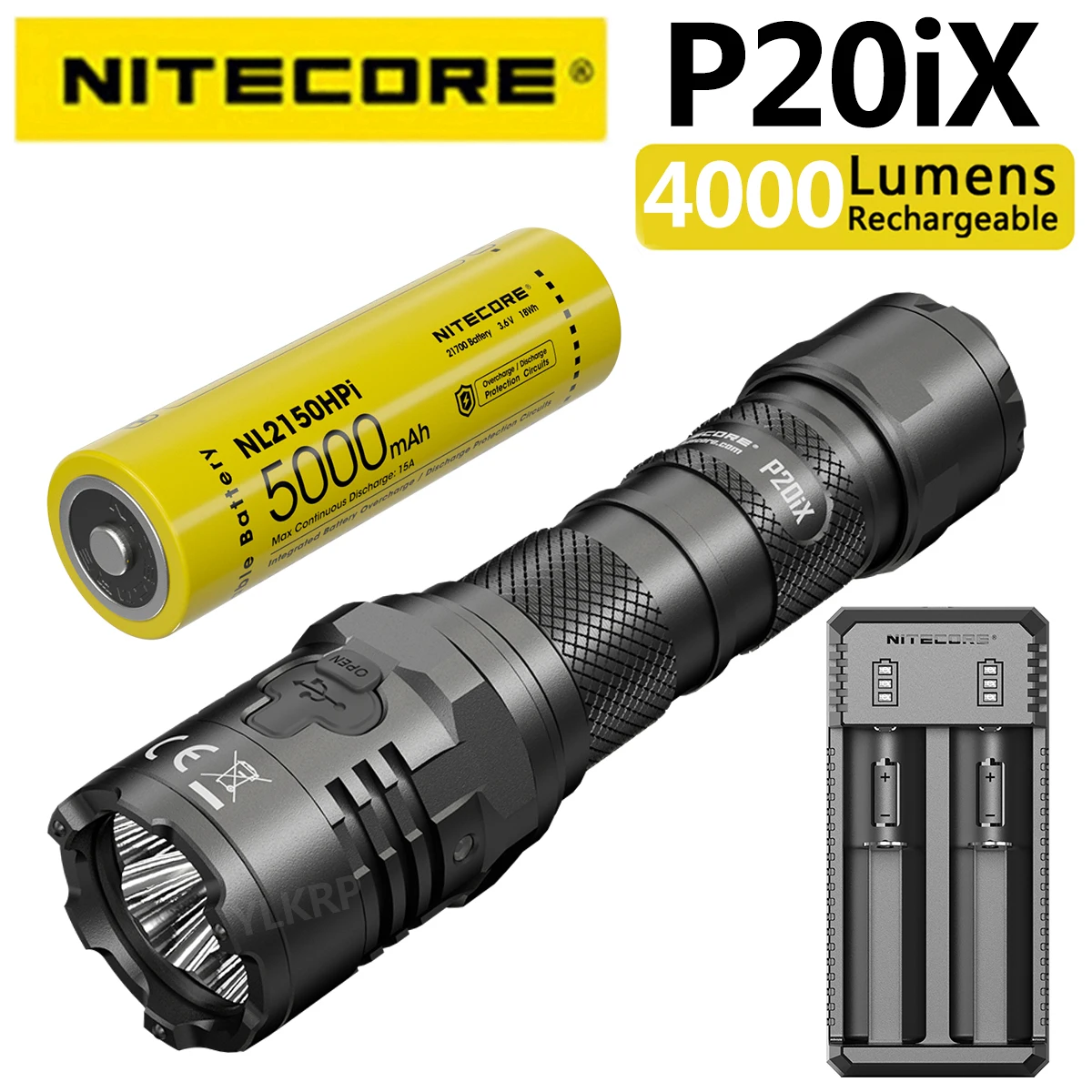 NITECORE P20iX 4000 люмен Generation X Сильный светильник светодиодный тактический вспышки