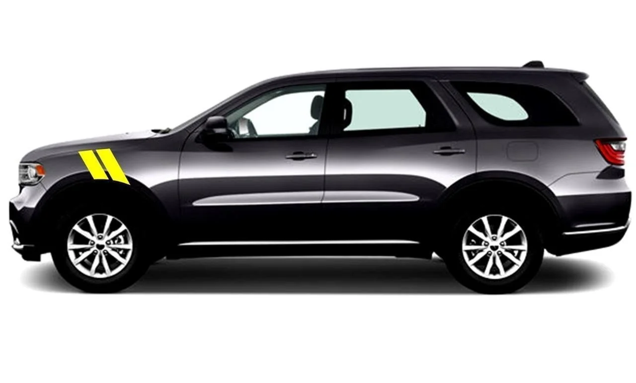 Для(2 шт) Новые " Fender Hash Bar marks виниловые гоночные полосы наклейки(подходит Dodge Durango
