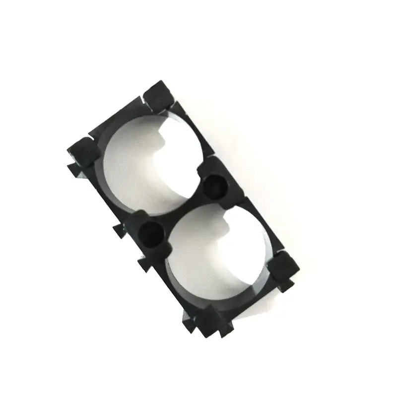 2P 18650 Держатель цилиндрической батареи пластиковый держатель с двумя