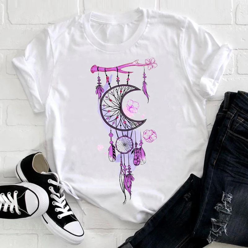 

2021 Summer T-shirt Women's T-shirt Harajuku Graphic Oversized Tshirt for Women Fashion Top Women White Short Sleeve T-Shirt 4XL