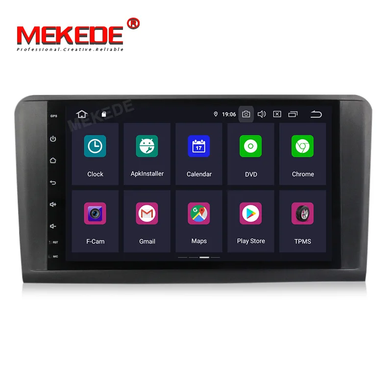 Octa Core 9''Car Android 9,0 автомобиля DVD gps плеер для Mercedes Benz ML W164 W300 ML350 ML450 ML500 GL X164 G320 GL350 GL450 GL500