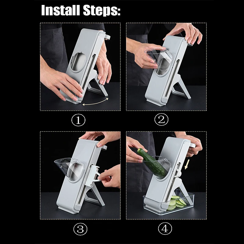 mandolin manual cutter potato slicer carrot grater gadgets steel blade meat slicer kitchen accessories food cutter tool free global shipping