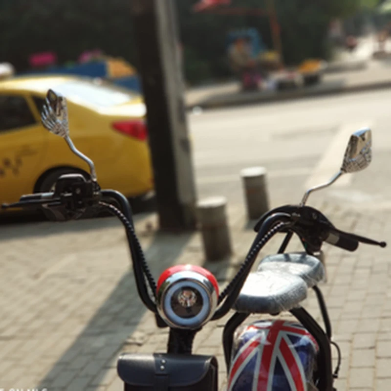 Мотоциклетное зеркало заднего вида призрака когти кафе гоночные зеркала