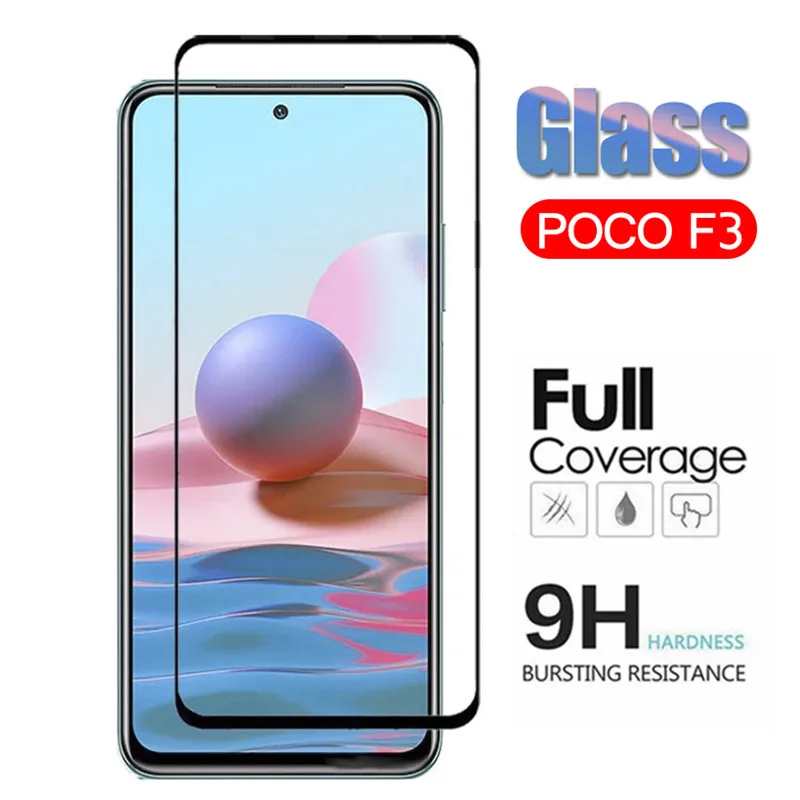 

HD Premium Poco F3 Poco f3 Pro Glass Protector Tempered Screen Protective Glass For Xiomi Poco F3 Pro 5G Phonepoco x3 pro x3 NFC
