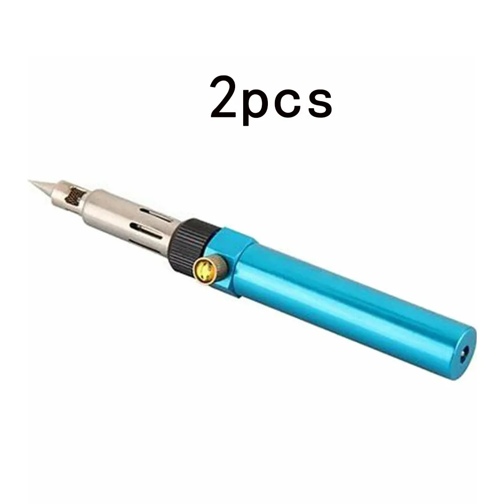 

Adjustable Temperature Gas Soldering Iron Cordless Welding Pen Burner Butane Blow Torch Solder Iron Hot Air Gun