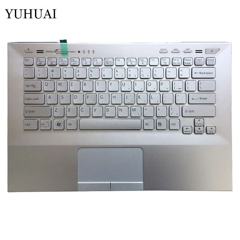 Новая клавиатура с подсветкой для ноутбука SONY VAIO VPC SA SB SC VPCSA VPCSB VPCSC PCG-41216L с верхней крышкой для рук