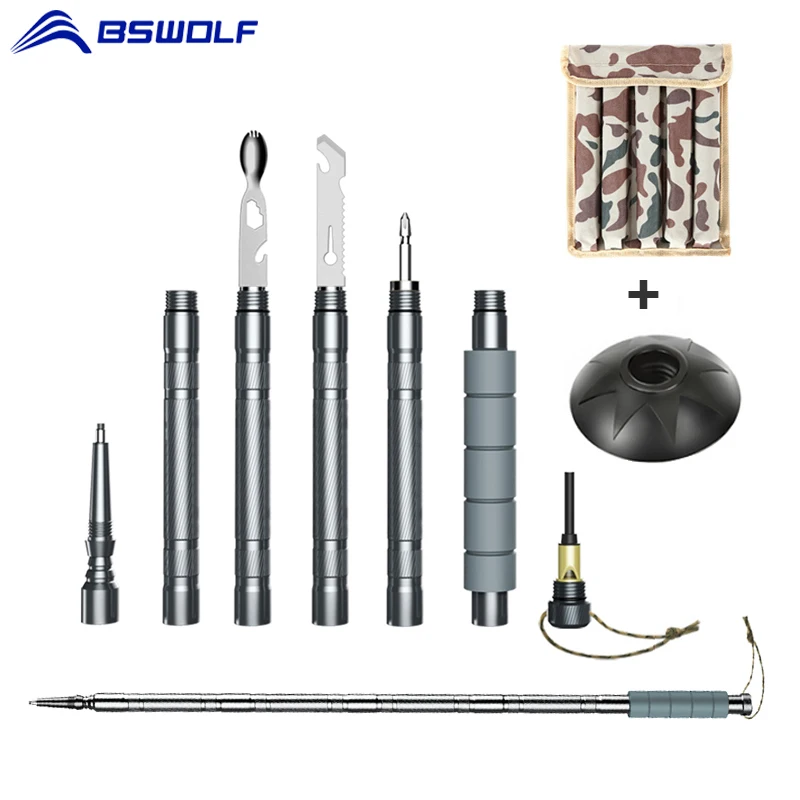 BSWolf многофункциональные трости для прогулок тактическая ручка защиты на
