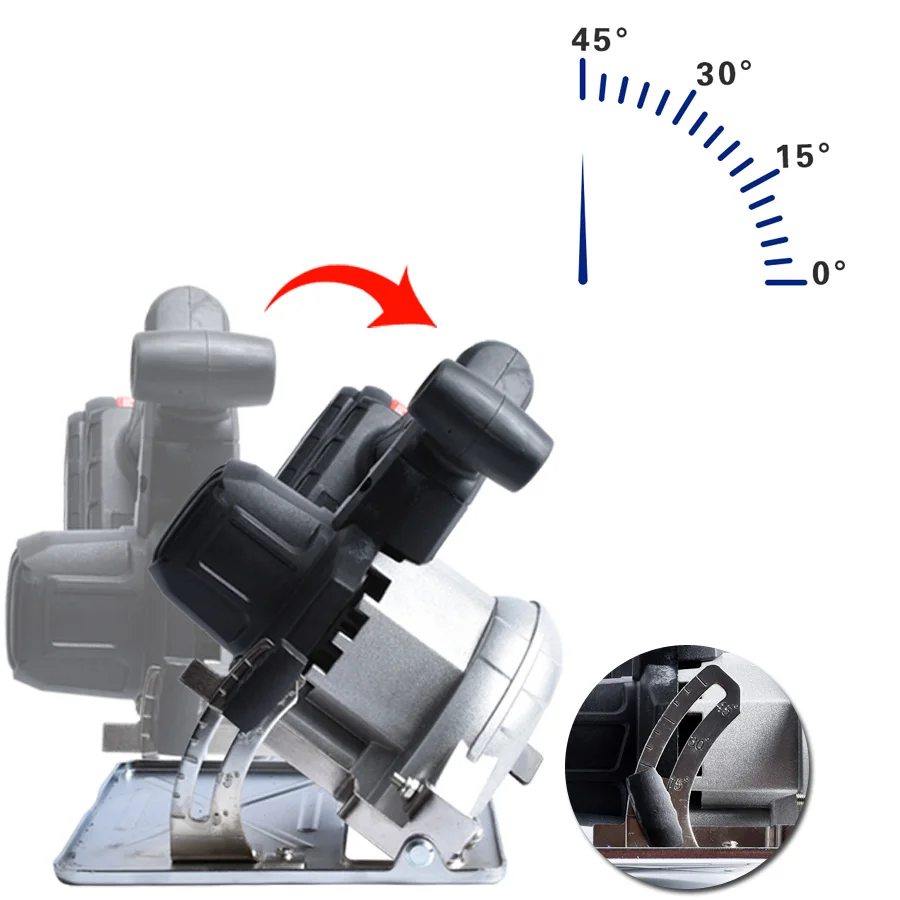 Электрическая циркулярная деревообрабатывающая пила waveway 98VF для древесины 6000