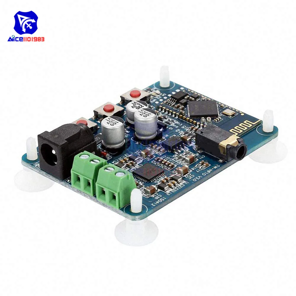 Плата усилителя ресивера diymore PAM8610 Bluetooth 4 0 10 Вт * 2 аудио стерео модуль 12 В