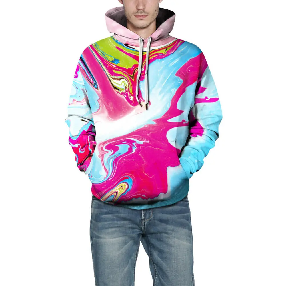 2019 Multi-Styles Adult Man Big Pocket Long Sleeve Hoodie Outwear Male Pullover Casual 3D Print Hooded Sweatshirt Plus Size | Мужская