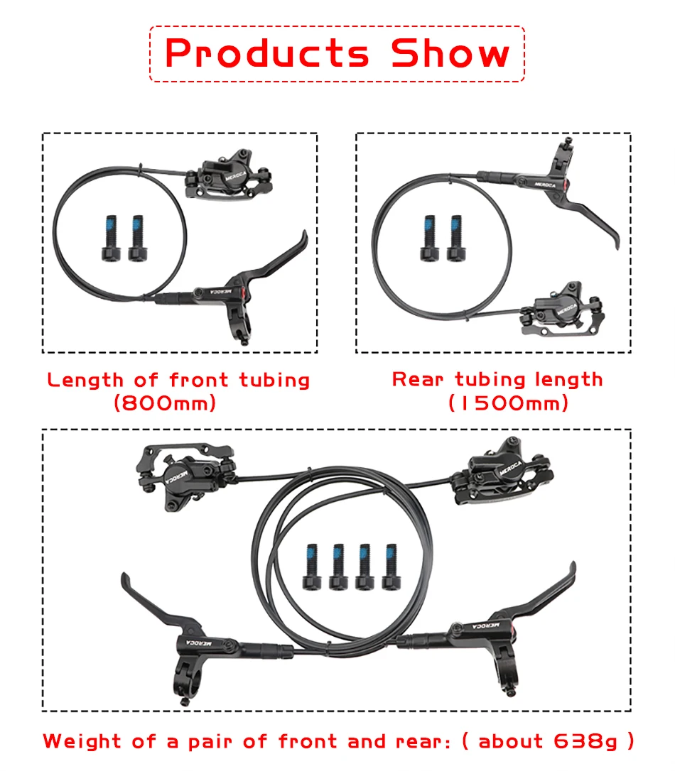 M8000 Bicycle Brake Mountain Bike Hidraulic Disc MTB DH AM FR Oil Pressure Caliper Clamp 800/1400MM | Спорт и развлечения