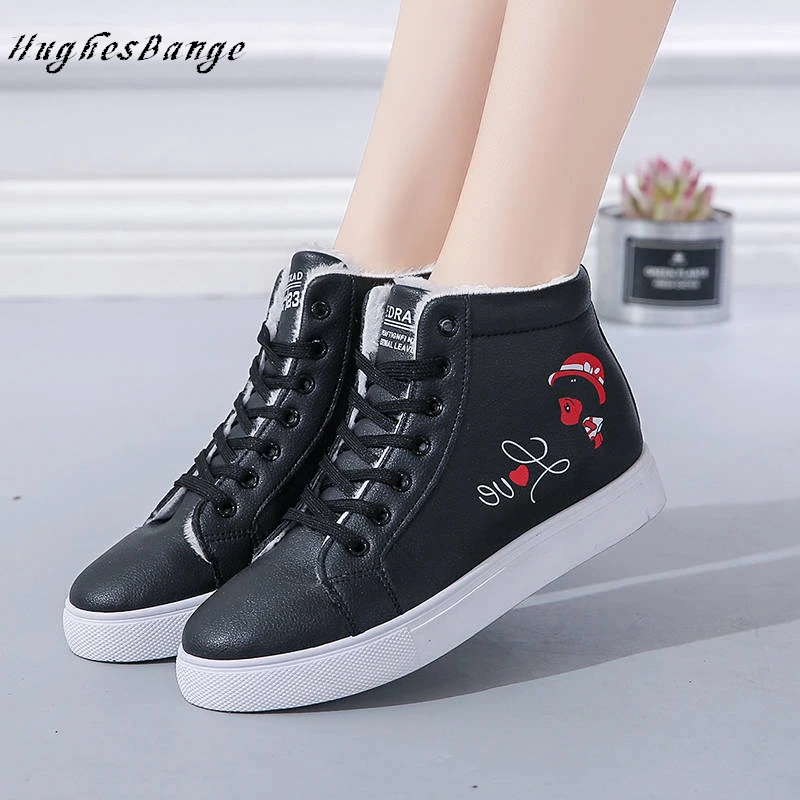 Женская обувь удобная бархатная водонепроницаемая из хлопка с рисунком