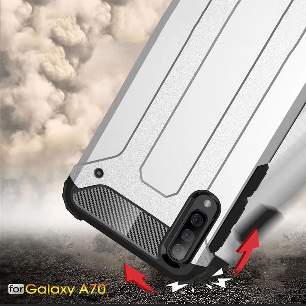 HAWEEL For Galaxy A70 / A60 /Galaxy A50/Galaxy A40 A30 Magic Armor TPU + PC Combination Case | Мобильные телефоны и