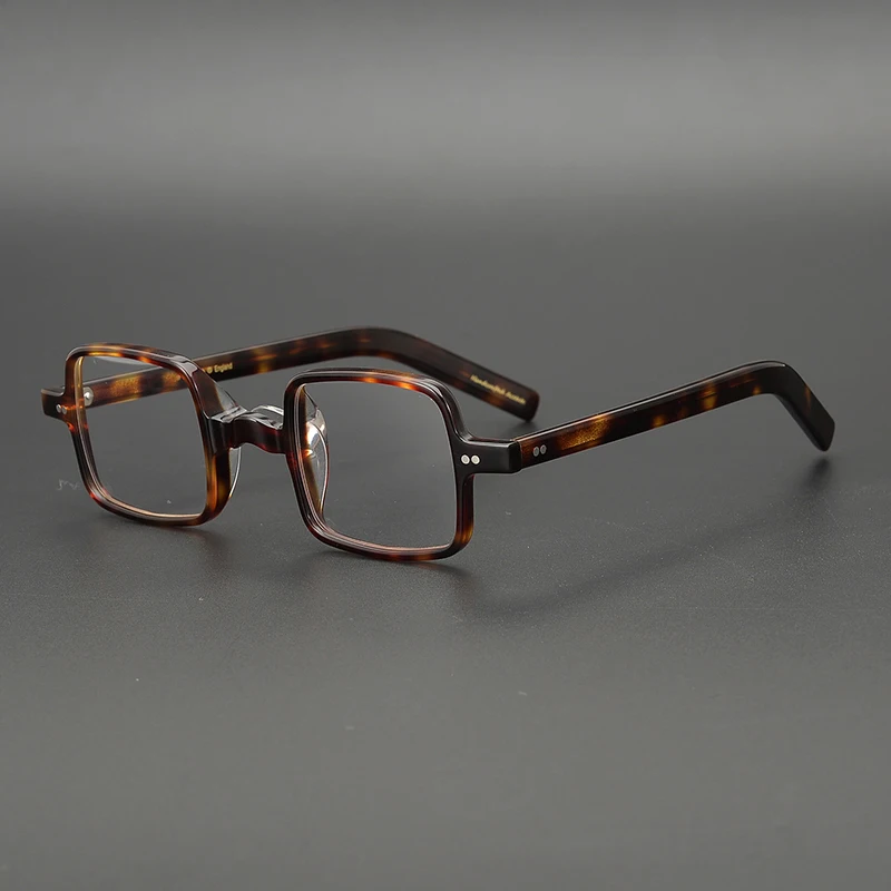 Ацетажные маленькие очки оправа для мужчин прозрачные квадратные женщин