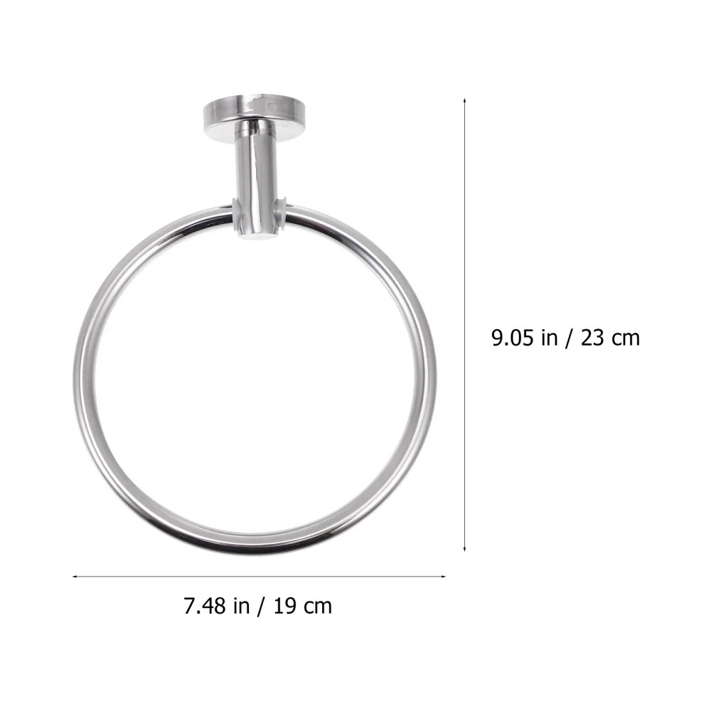 

Towel Ring Hand Towel Holder for Bathroom Drilling Adhesive Hand Towel Rack