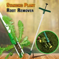 vip standing plant root remover hand tool garden outdoor removal stainless steel farmland puller dandelion manual digging lawn
