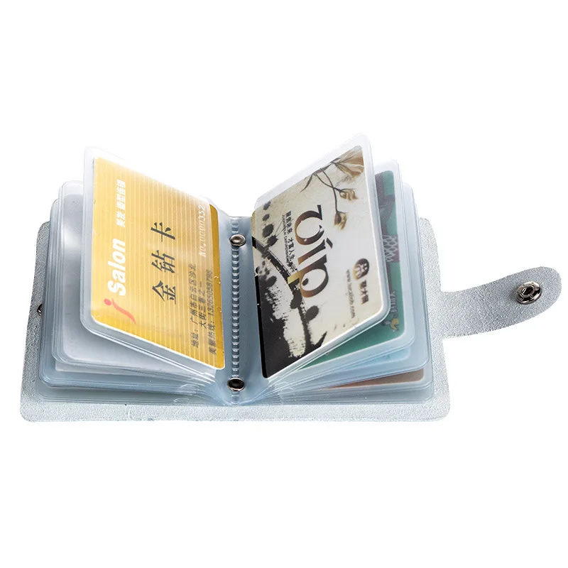 Yufang Визитница в повседневном стиле из натуральной кожи для мужчин с карманом