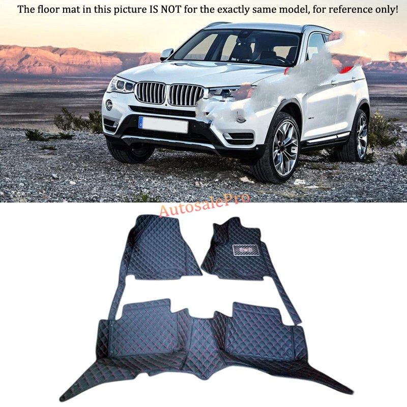 For BMW X3 F25 2011 2012 2013 2014 Right & Left Hand Drive Black Front Rear Floor Mat Carpets Pad cover