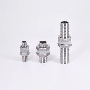 Фитинг из нержавеющей стали 14 дюйма, 38 дюйма, 12 дюйма, 34 дюйма, 1-2 дюйма, BSP x 5075100 мм, фитинг для труб замка для аквариума с водой 304 мм