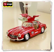 Bburago 1:24 1961 Porsche 356B модель автомобиля из сплава, модель автомобиля, украшение автомобиля, коллекция, Подарочная игрушка
