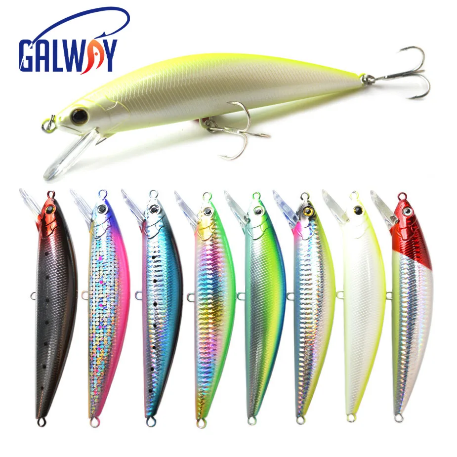

Heavy Weight Plastic Minnow 140MM 60G Fishing Lure Sinking Wobbler Minnow Depth 2m Artificial Hard Bait Fishing Tackle