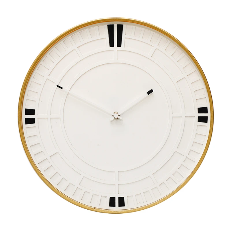 Бесшумные простые настенные часы современный дизайн роскошные атмосферные