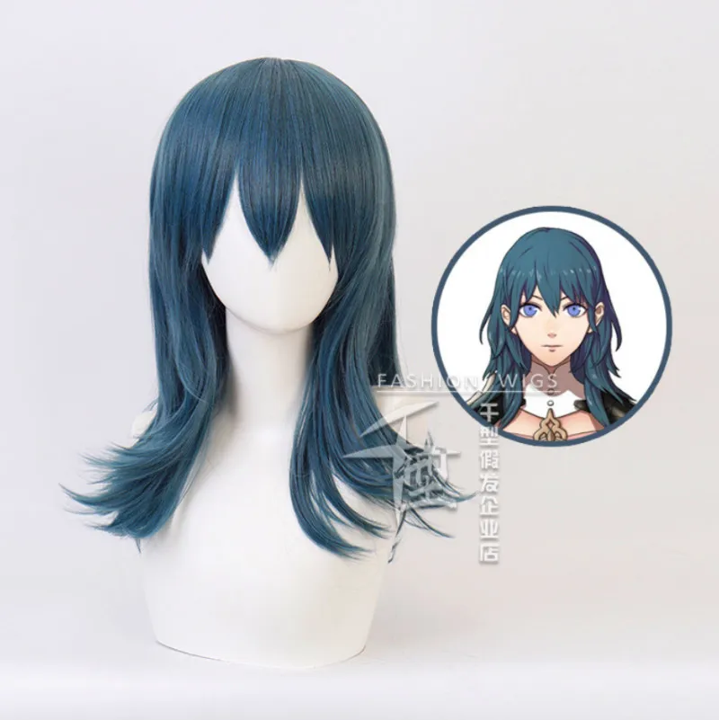 

Огненная эмблема: ThreeHouses Byleth парик косплей костюм термостойкие синтетические волосы мужские женские мужские парики для вечеринок на Хэллоу...
