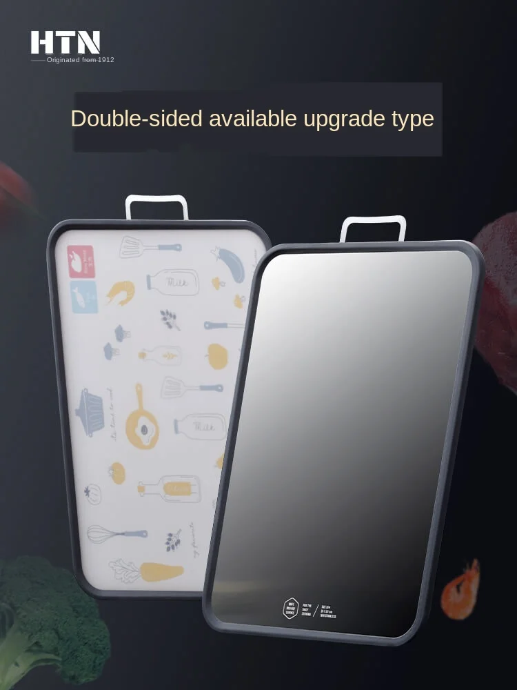 

Thick and durable 304 stainless steel chopping board buffer sandwich board pe food grade chopping board clean with one flush hou